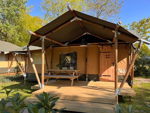 Luxe Safaritent Medley 5 Persoons Op Camping Rijsterbos Екстериор снимка